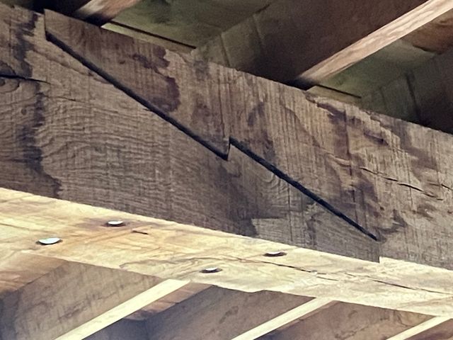 Liplasverbinding bij geplaatste veranda